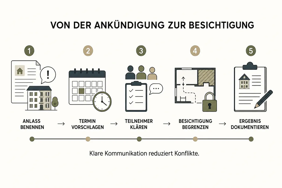 Besichtigungsrecht bei vermieteten Immobilien