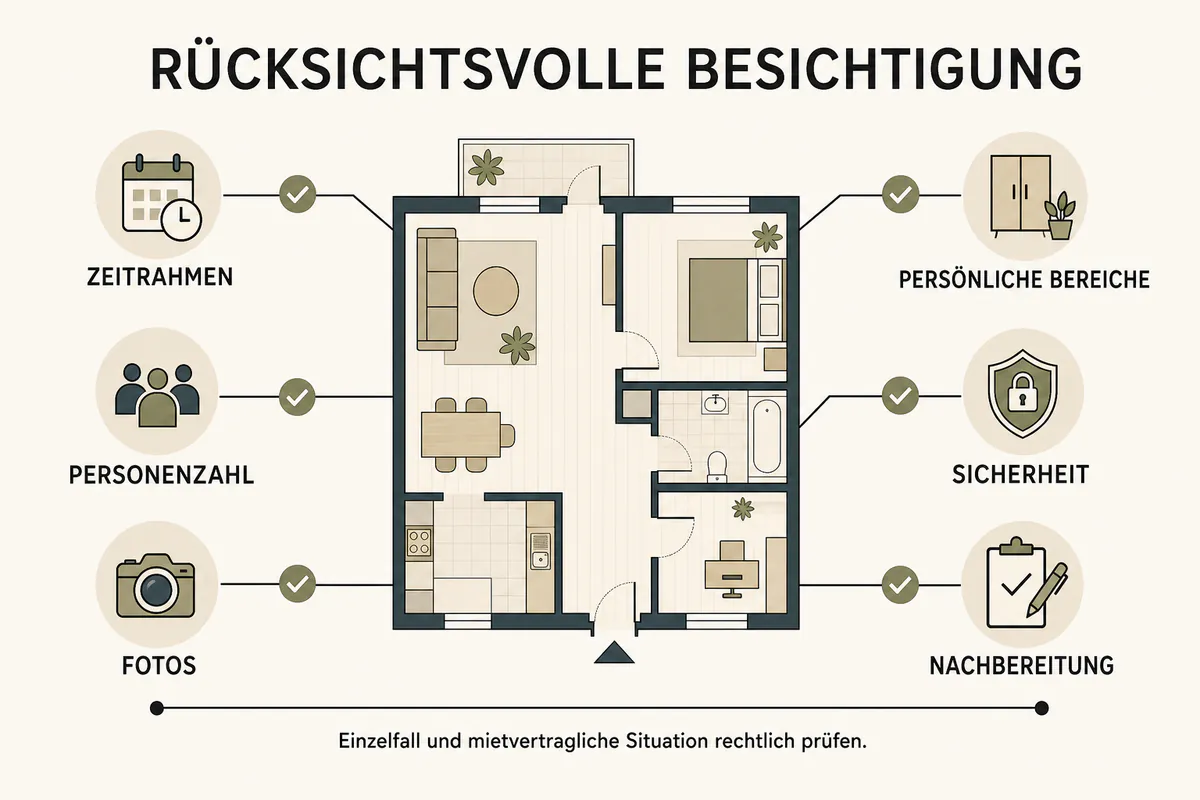Besichtigungsrecht bei vermieteten Immobilien