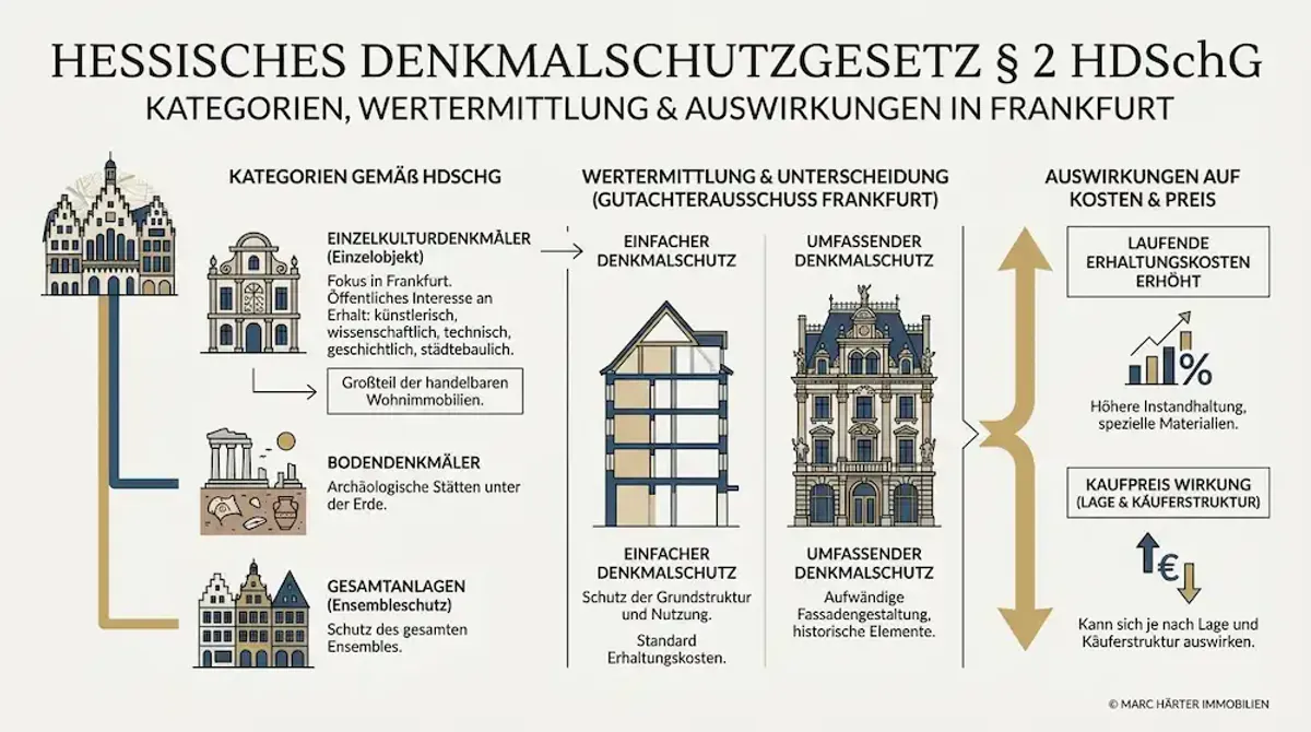 Immobilie mit Denkmalschutz in Frankfurt verkaufen: Wert, Steuern und Käufer richtig einschätzen