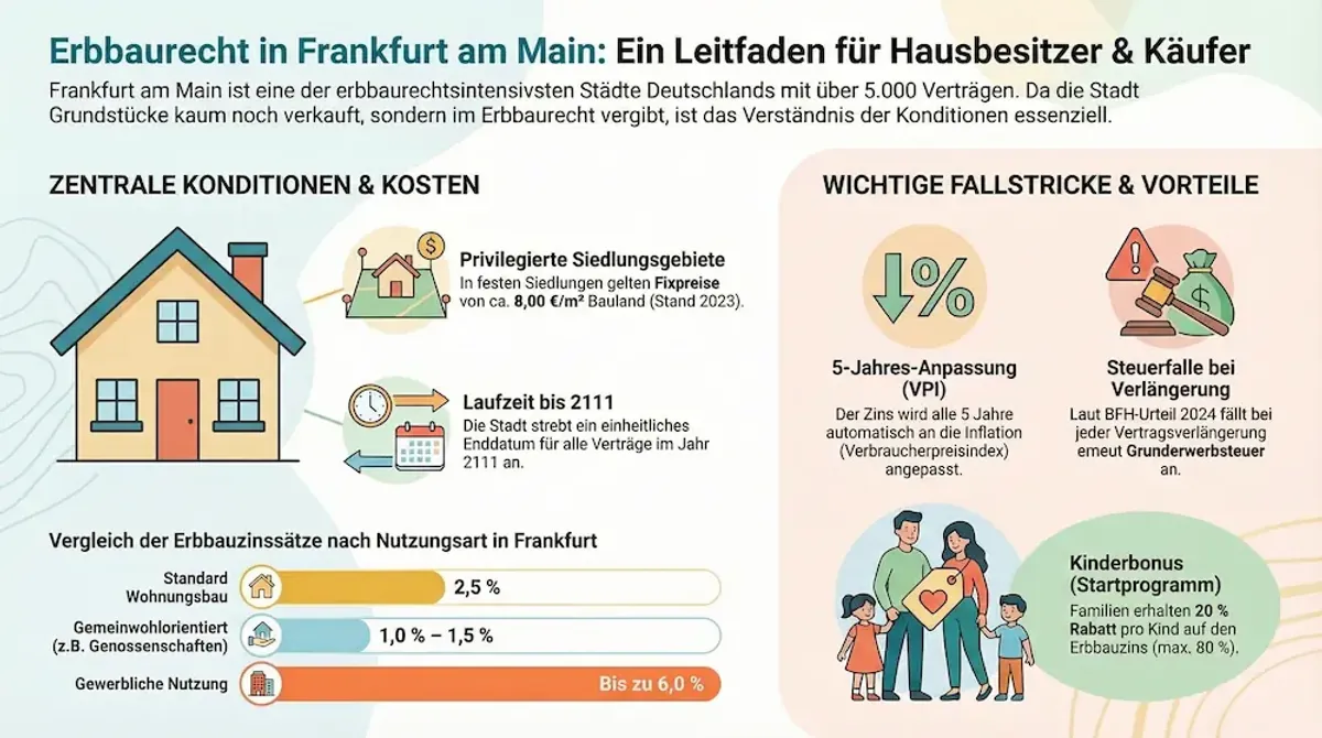 Erbbaurecht Frankfurt: Was Käufer, Eigentümer und Investoren wissen müssen