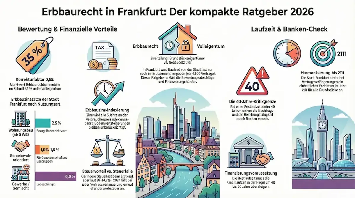 Erbbaurecht Frankfurt: Was Käufer, Eigentümer und Investoren wissen müssen