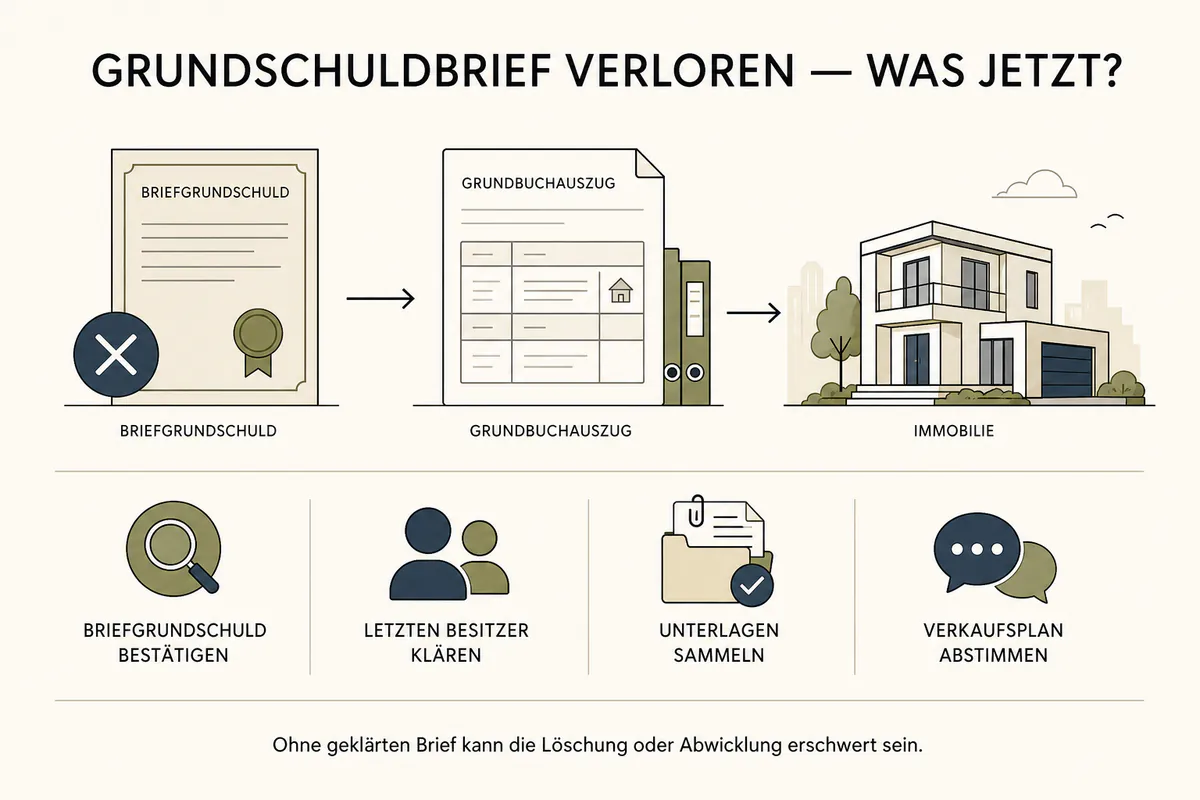 Grundschuldbrief verloren: Aufgebotsverfahren erklärt – Ablauf, Kosten & Tipps