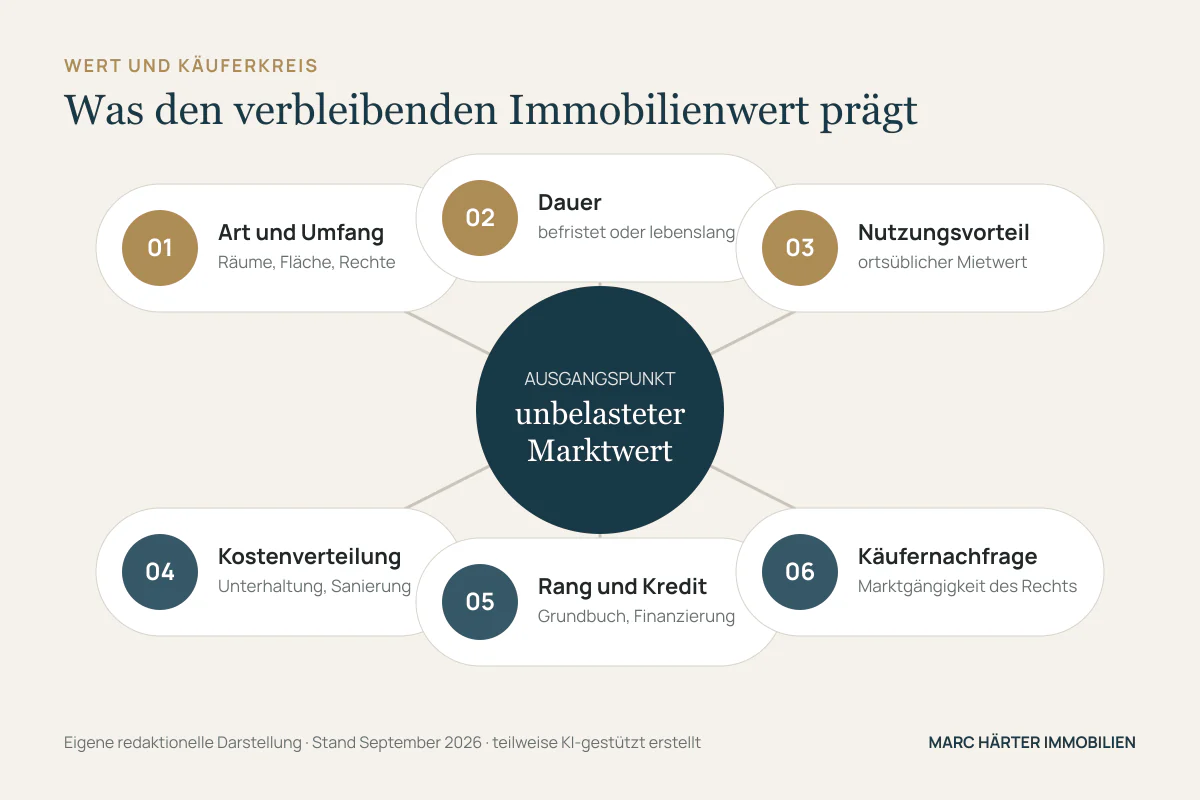 Einflussfaktoren auf den Wert einer mit Wohnrecht oder Nießbrauch belasteten Immobilie - Immobilienmakler Frankfurt - Marc Härter Immobilien