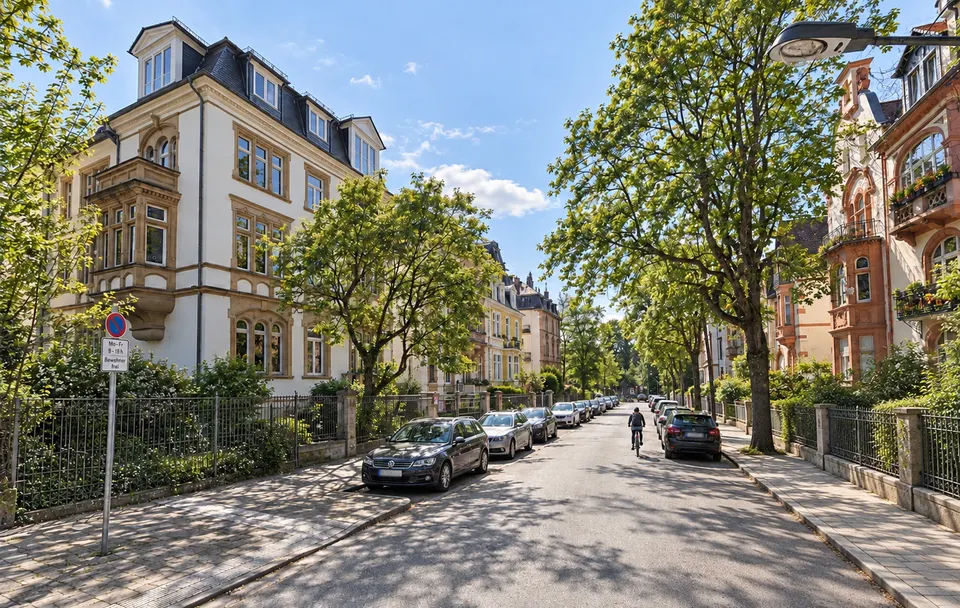 Holzhausenviertel Frankfurt: Geschichte, Altbauten und Wohnen am Park