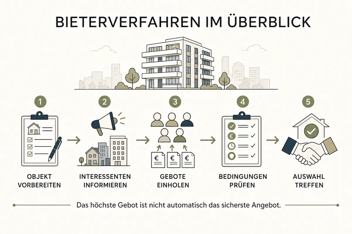 Bieterverfahren: Wenn mehrere Interessenten kaufen möchten