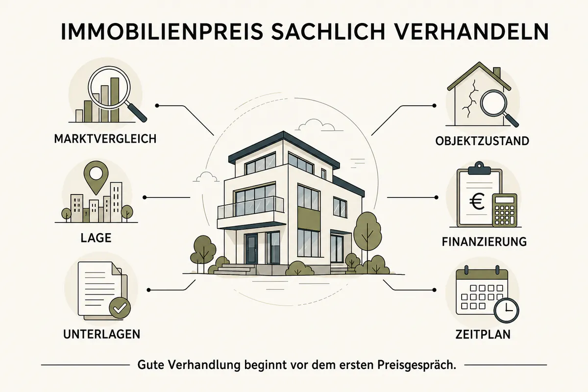 Immobilienpreis verhandeln: Der vollständige Ratgeber zu Strategien, Psychologie und Verhandlungsspielraum 2026
