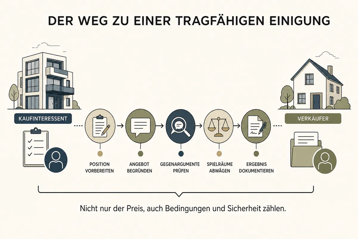 Immobilienpreis verhandeln: Der vollständige Ratgeber zu Strategien, Psychologie und Verhandlungsspielraum 2026