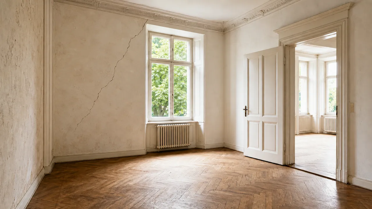 Setzungsrisse am Haus: Ursachen, Sanierung und Verkauf in Frankfurt