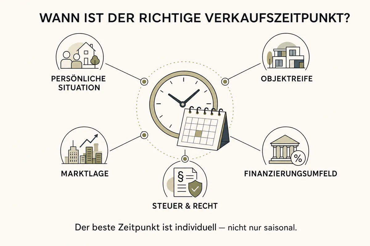 Bester Zeitpunkt Immobilie verkaufen Frankfurt