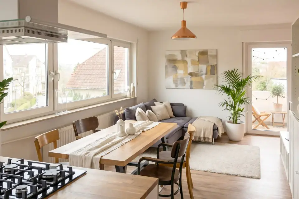 Charmante 2-Zimmer-Wohnung in Frankfurt-Bornheim – 5. Obergeschoss, Aufzug, Balkon & Ausblick in Frankfurt am Main