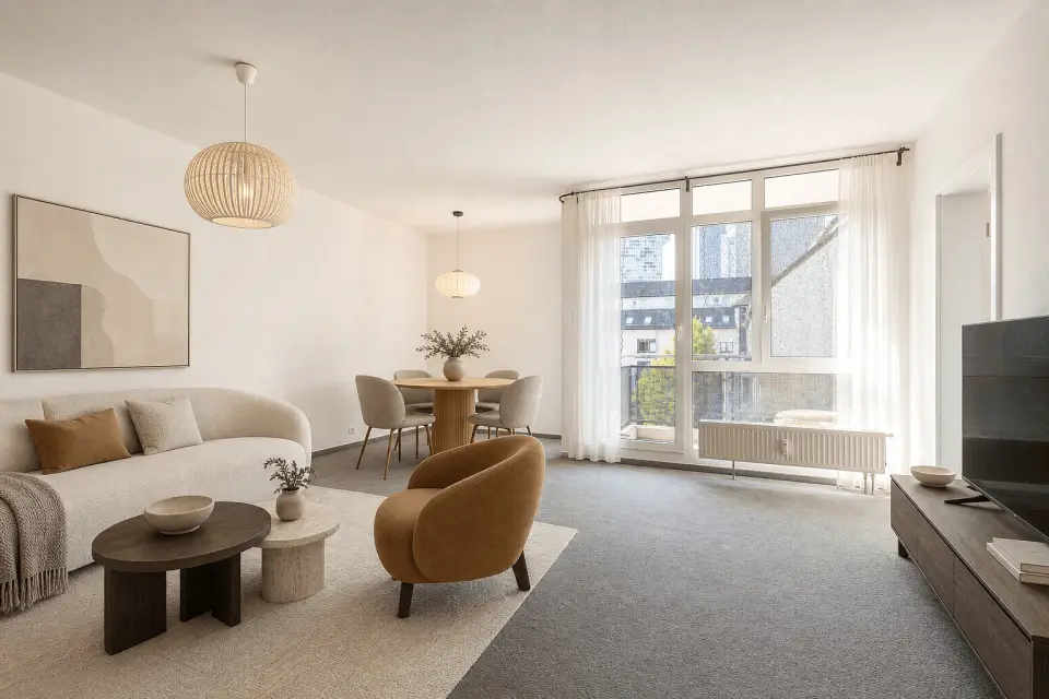 Am Puls der Metropole. Solide vermietet. Ergänzt durch Balkon und Tiefgarage. in Frankfurt am Main