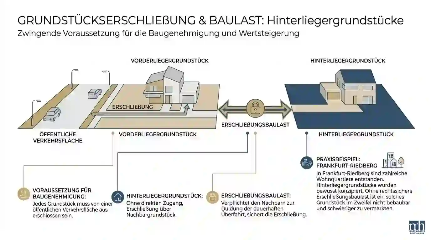 Baulasten: Was ist das? — Definition, Beispiele und Baulastenauskunft Frankfurt Baulast was ist das - Hinterlieger Grundstück - Wegerecht - Marc Härter Immobilien