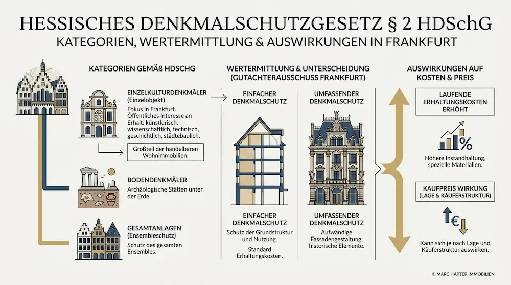 Immobilie mit Denkmalschutz in Frankfurt verkaufen: Wert, Steuern und Käufer richtig einschätzen Denkmalschutz Immobilie Ensemble Kulturdenkmal Frankfurt - Marc Härter Immobilien