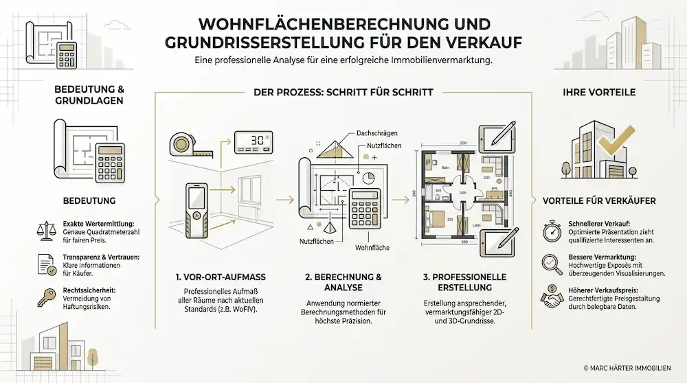 Wohnflächenberechnung Frankfurt bei Verkauf: WoFlV, DIN 277 und was Sie als Käufer und Verkäufer wissen müssen Grundrisserstellung und Wohnflächenbrechnung Frankfurt - Marc Härter Immobilien 1