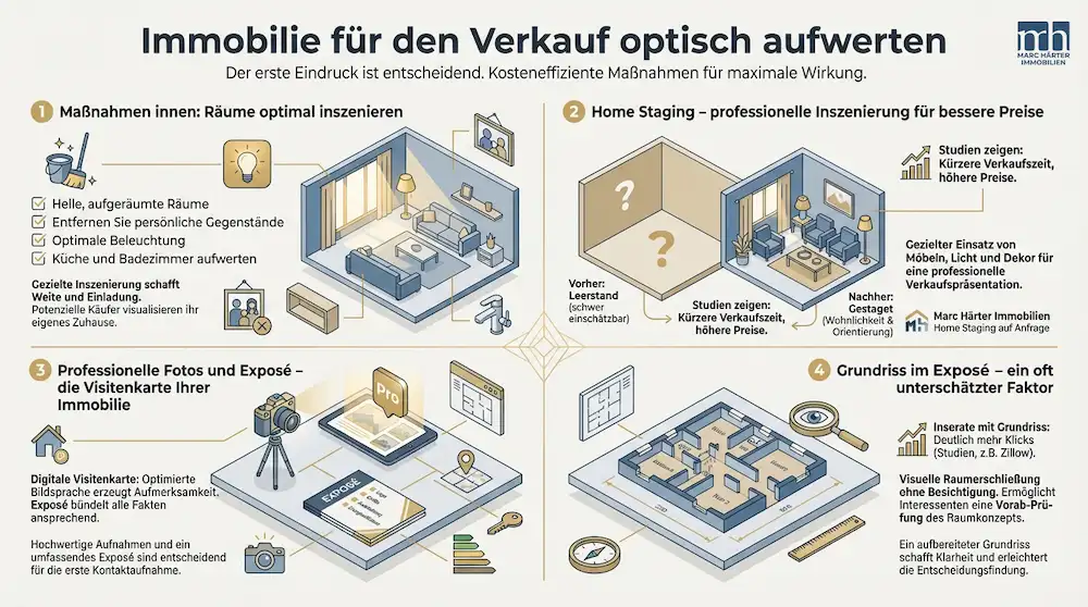Immobilie für Verkauf vorbereiten - Eine Schritt für Schritt Anleitung Immobilie für Verkauf optisch aufwerten - Immobilienmakler Frankfurt - Marc Härter