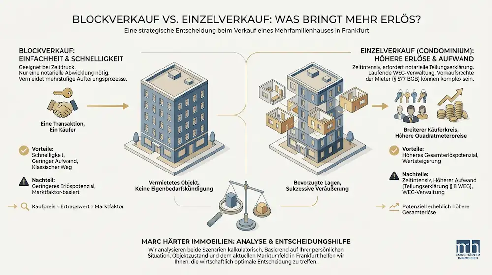 Mehrfamilienhaus verkaufen in Frankfurt 2026 Mehrfamilienhaus verkaufen Frankfurt on bloc oder einzelne Wohnungen - Marc Härter Immobilien