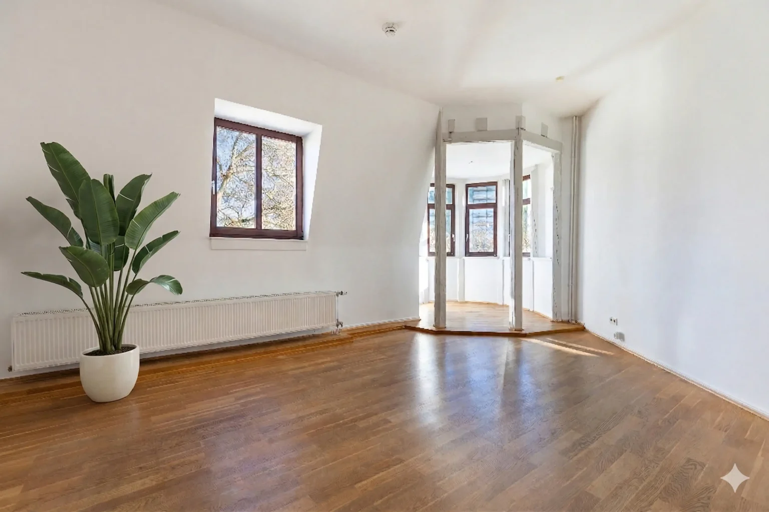 THE BELVEDERE: Maisonette-Wohnung im Nordend Wohnzimmer - Marc Härter Immobilien - Immobilienmakler Frankfurt